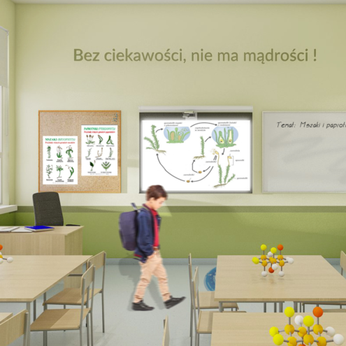 Projekt zielonej pracowni dla Szkoły Podstawowej nr 15 w Zabrzu