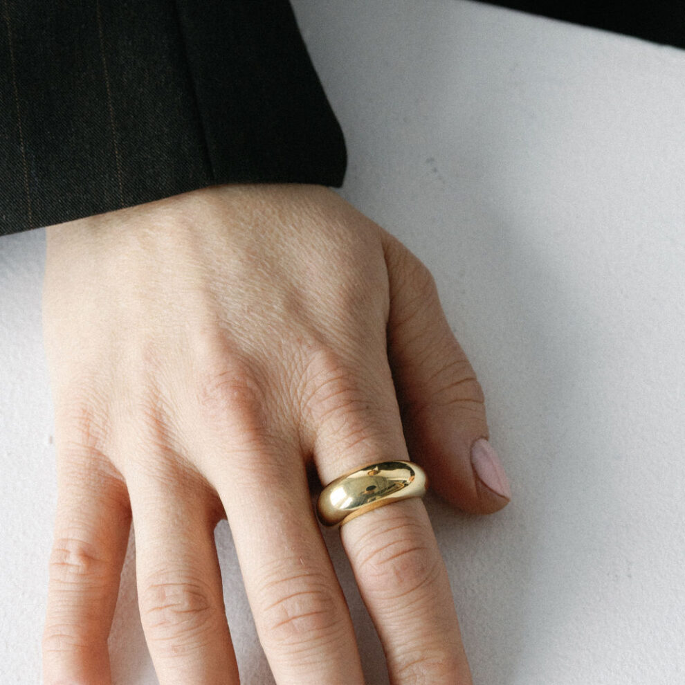 PIERŚCIONEK BO.2 złocony