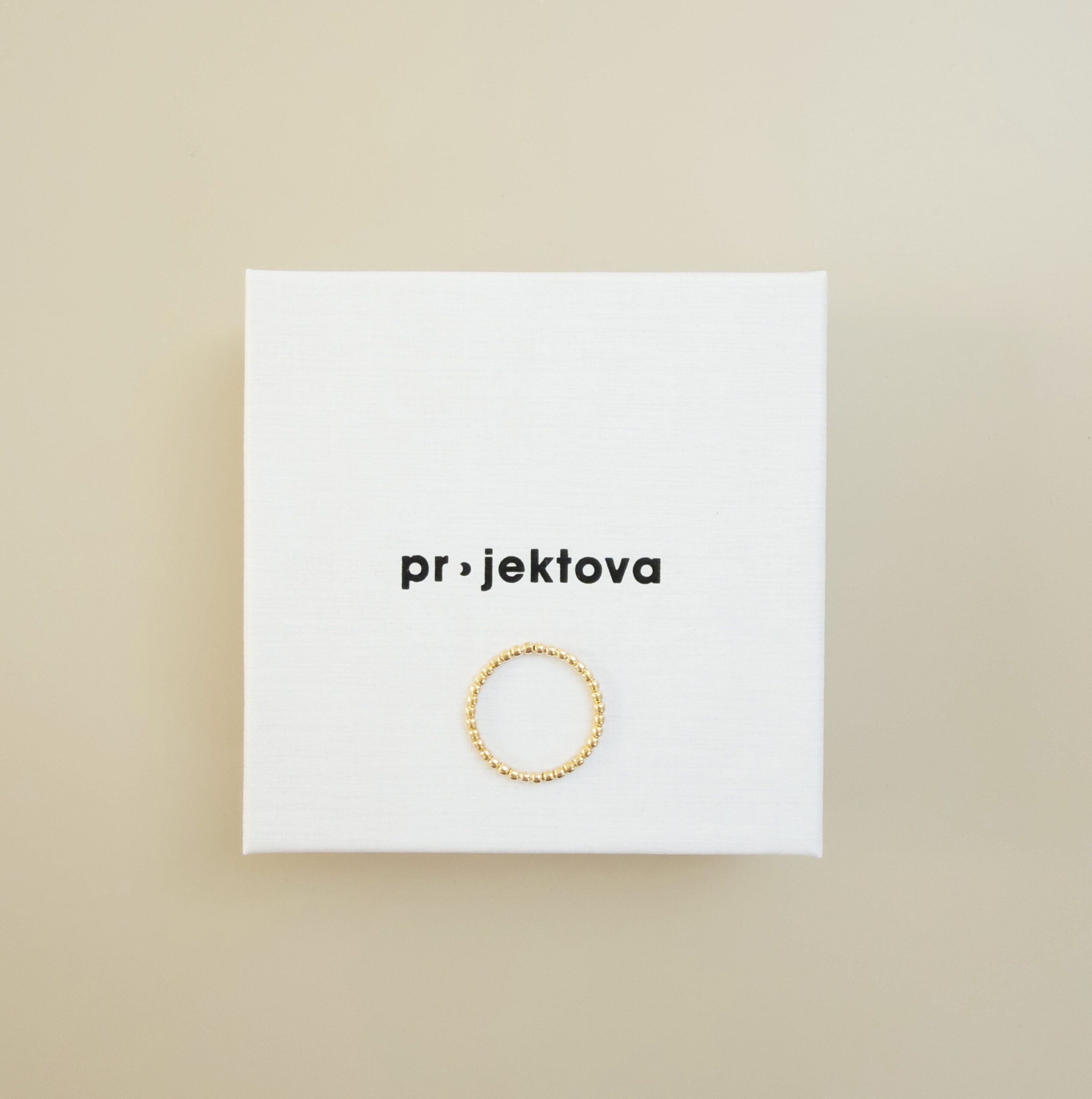 PIERŚCIONEK BE.2 złocony