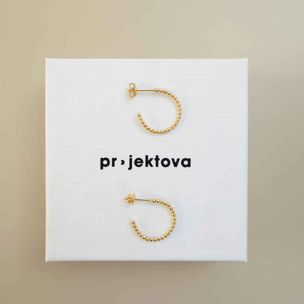 KOLCZYKI BE.2 złocone