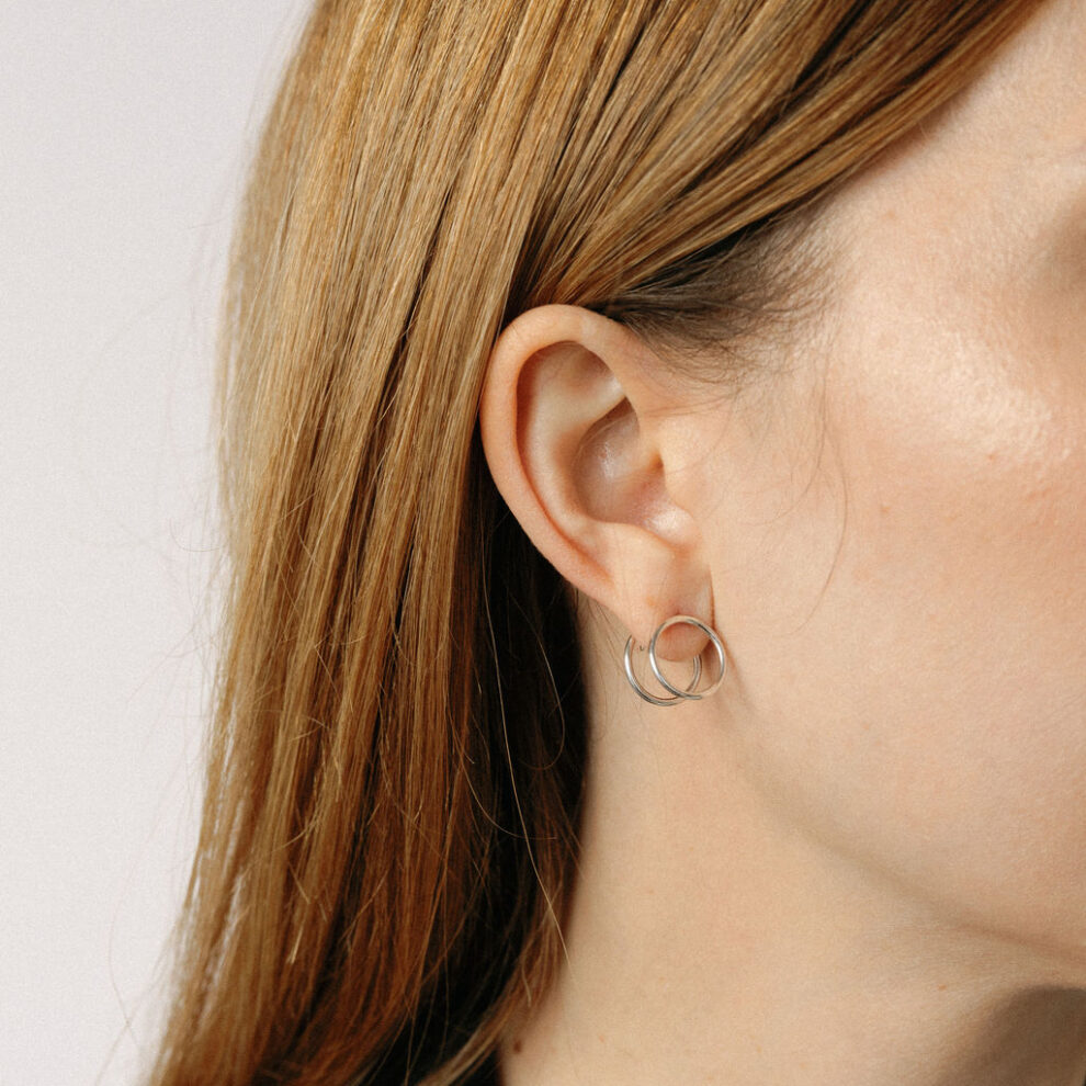 KOLCZYKI D.1 srebrne