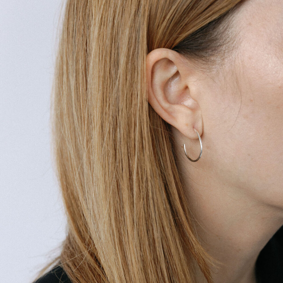 KOLCZYKI R.1 srebrne