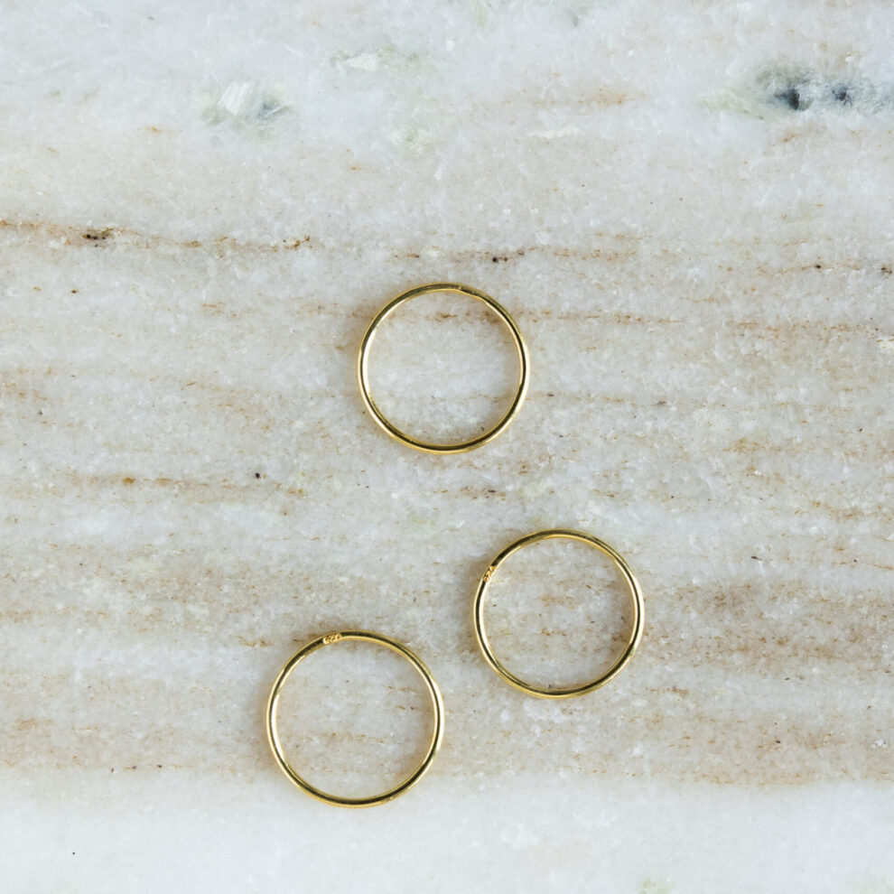 PIERŚCIONEK R.2 złocony